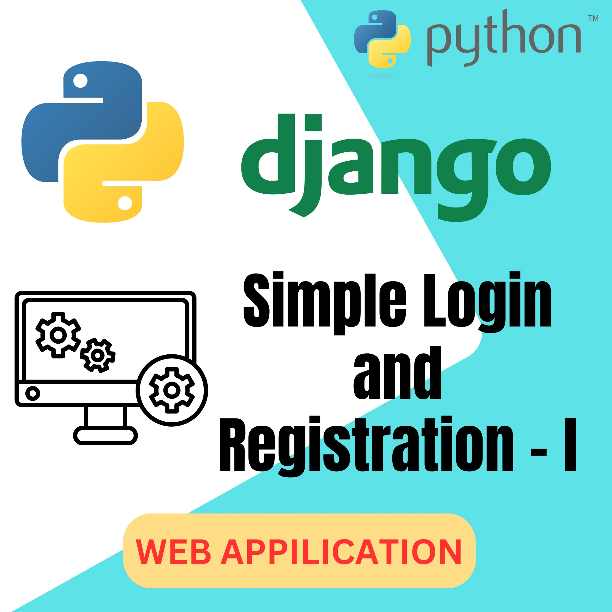 Python Django Simple Login and Registration - Basic
