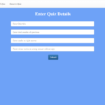 Create quiz Online Quiz