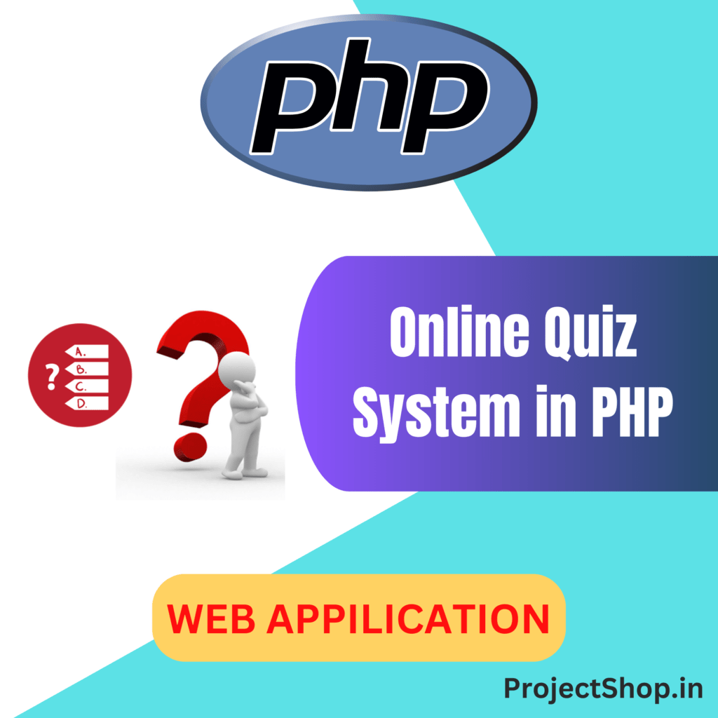 Online Quiz system using PHP and MySQL with Source Code | Project Shop ...